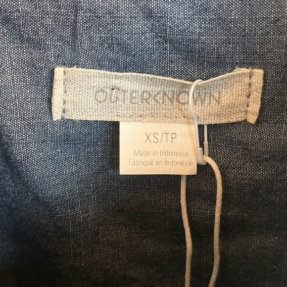 Outerknown Blanket Shirt Dress NWT Size XS - Picture 4 of 7